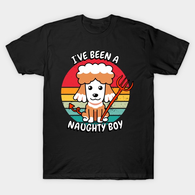 ive been a naughty boy - brown dog T-Shirt by Pet Station